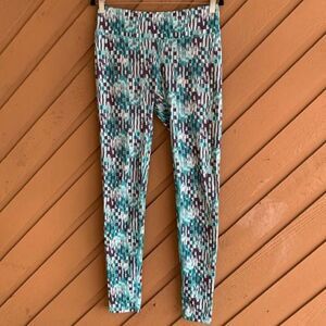 Columbia Omni-Wick Green, Purple & White Leggings